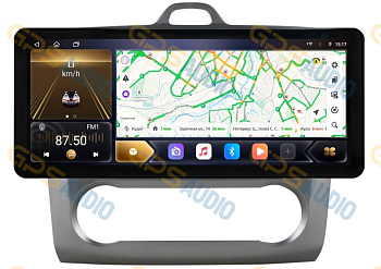 Штатная магнитола 12-14,6" для Ford Focus II 2004-2011 с климат-контролем (стиль LUX ONE) - Carmedia OL-9201-A