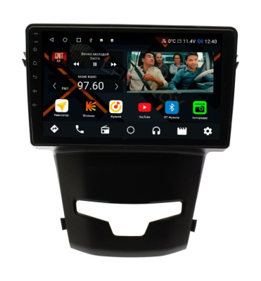 Штатная магнитола SsangYong Actyon New 2013-2017 на Android 11, DSP, 4G, IPS / QLED 2K, Carplay - Cardrox CD-4413