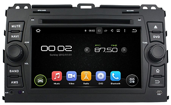 Штатная автомагнитола Toyota Land Cruiser Prado 120 2002-2009 Carmedia KD-7027-P6 Android 9.0 DSP Штатная автомагнитола Toyota Land Cruiser Prado 120 2002-2009 Carmedia KD-7027-P6 Android 9.0 DSP