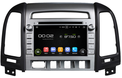 Штатное головное устройство Android 7.1 Newsmy KD-7024-P3-7 для HYUNDAI Santa Fe 2010-2012 (CM рестайлинг, 4 отверстия под кнопки)