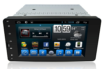 Штатное головное устройство для Mitsubishi (206x105мм) на Android 8.1 Carmedia KR-7118-S9 Штатное головное устройство для Mitsubishi (206x105мм) на Android 8.1 Carmedia KR-7118-S9