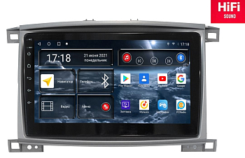 Автомагнитола штатная Redpower 75183 на Android 10 для для Toyota Land Cruiser 100 (1998-2007) На Топ с навигацией не подходит