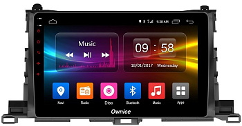 Штатная магнитола для Toyota Highlander 3 2014-2020 на Android 10 - Carmedia OL-1601-IJ