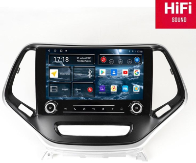 Автомагнитола штатная Redpower K75418 на Android 10 для Jeep Cherokee 5-поколение KL (05.2014-12.2017)
