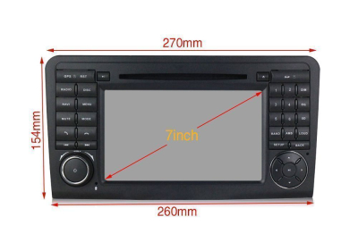 Штатная автомагнитола Mercedes ML класс w164 2005-2011, GL класс x164 2006-2012 Carmedia MKD-M792-P5 Android 10 DSP