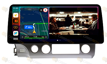 Штатная магнитола Honda Civic 4D седан 2006-2011 на Android 10, DSP, 4G, IPS, Carplay - Cardrox CD-4045-12 (12 дюймов)