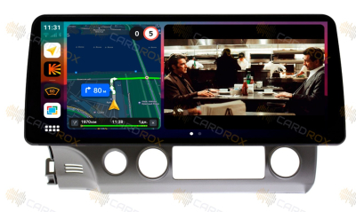 Штатная магнитола Honda Civic 4D седан 2006-2011 на Android 10, DSP, 4G, IPS, Carplay - Cardrox CD-4045-12 (12 дюймов)