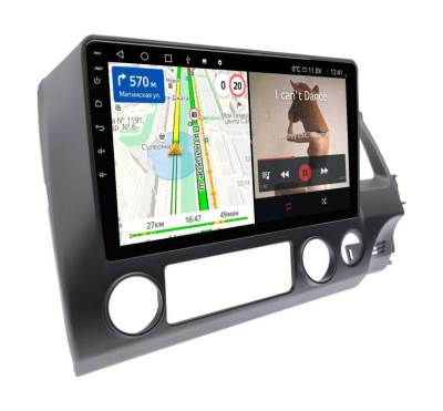 Штатная магнитола Honda Civic 4d (седан) 2006 - 2011 правый руль на Android 11 - Cardrox CD-4855M