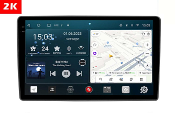 Автомагнитола штатная с 2K экраном RedPower 71104 Slim на Android 10 для Volkswagen Universal ( до 2017 )