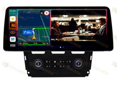 Штатная магнитола Ford Mondeo 2007-2010 с блоком климата на Android 10, DSP, 4G, IPS, Carplay - Cardrox CD-4772-12 (12 дюймов)