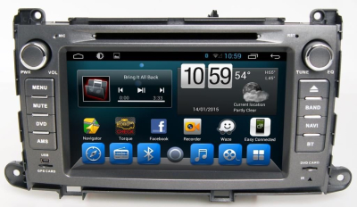 Штатное головное устройство Toyota Sienna 2010-2014 на Android 9.0 CARMEDIA KR-8086-DSP