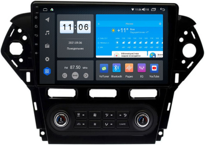 Штатная магнитола VOMI ZX483R10-7862-LTE для Ford Mondeo 2007-2010 (с блоком климата) на Android 10