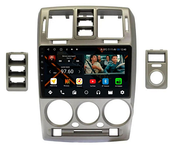 Штатная магнитола Hyundai Getz 2002 - 2011 серый на Android 11 - Cardrox CD-4911M