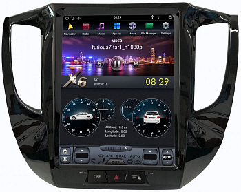 Магнитола Tesla для Mitsubishi Pajero Sport, L200 2017+ на Android 9.0 Carmedia ZF-1272-DSP