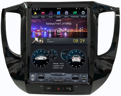 Магнитола Tesla для Mitsubishi Pajero Sport, L200 2017+ на Android 9.0 Carmedia ZF-1272-DSP