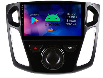 Штатная магнитола для Ford Focus 3, 2011-2017 (для авто без навигации) на Android 14 - Airoc RMN-1701