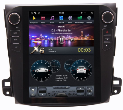 Магнитола Tesla для Mitsubishi Outlander XL 2006-2012, Peugeot 4007 2007-2012, Citroen C-Crosser 2007-2012 на Android 8.1 CARMEDIA ZF-1106