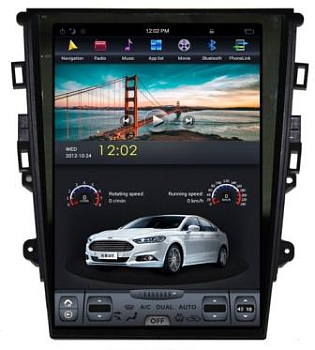 Магнитола Tesla для Ford Mondeo 5 2015+ на Android 9.0 CARMEDIA ZF-1201-a-32-DSP