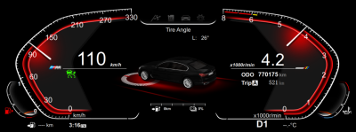 Приборная панель для BMW 7 серии E65/E66 (2004-2008) - Radiola RDL-1303