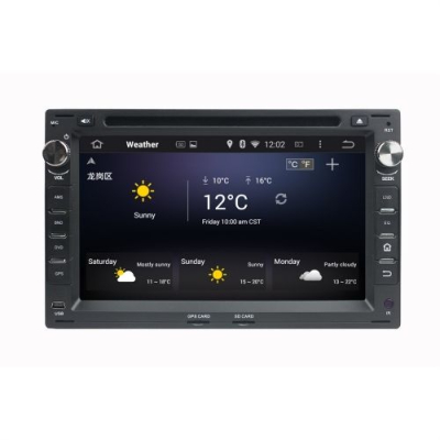 Штатное головное устройство для Volkswagen, Skoda (квадрат) на Android 8.0 Carmedia KDO-7009 черный