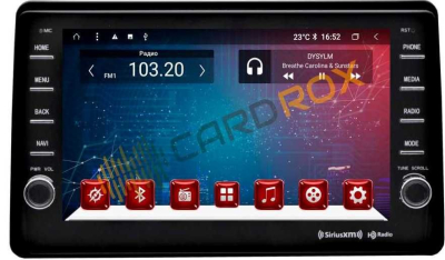 Головное устройство на Android 10 для Renault Duster 2015-2020 CARDROX FD-4312-TS10-4-64 с кнопками и DSP процессором