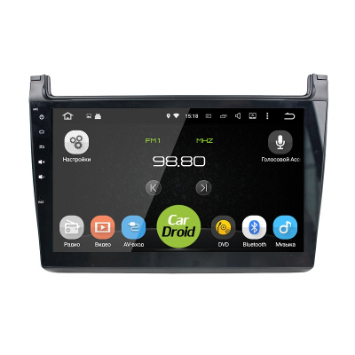 Штатная магнитола Roximo CarDroid RD-3707 для Volkswagen Polo 10 дюймов (Android 10)