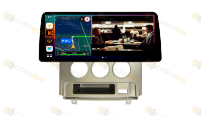 Штатная магнитола Mitsubishi Delica D:5 2007-2019 серебро на Android 10, DSP, 4G, IPS, Carplay - Cardrox CD-4784-12 (12 дюймов)