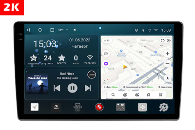 Автомагнитола штатная с 2K экраном RedPower 71176 Slim на Android 10 для FIAT Ducato, CITROEN Jumper, PEUGEOT Boxer (2006-2016)