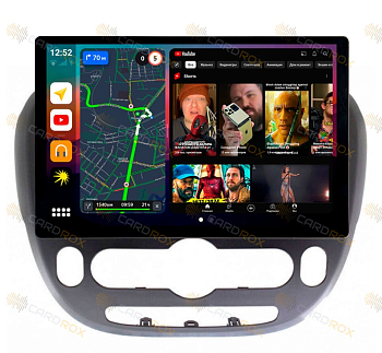 Штатная магнитола Kia Soul 2014-2018 климат-контроль на Android 10, DSP, 4G, IPS, Carplay - Cardrox CD-4400-13 (11-13 дюймов)