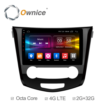 Штатная магнитола Ownice C500+ S1667P для Nissan Qashqai 2 (Android 6.0)