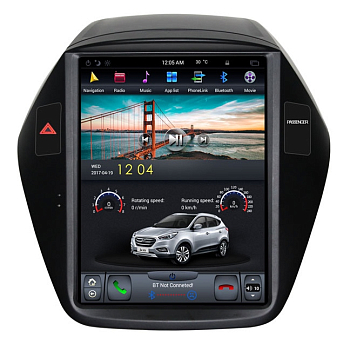 Магнитола Tesla для Hyundai ix35 2009-2015 на Android 7.1 CARMEDIA ZF-1092