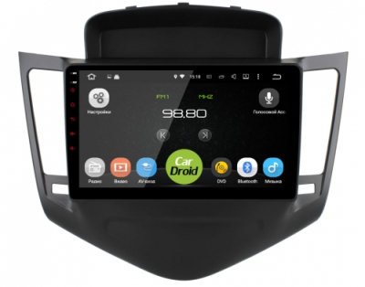Штатная магнитола CarDroid RD-1308F для Chevrolet Cruze 2009-2013 (Android 10)
