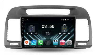 Штатная магнитола для Toyota Camry 2001-2006 на Android 13 - FarCar (D/DX3020M графит)