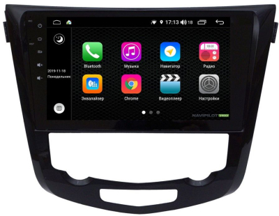 Штатное головное устройство Nissan X-Trail/Qashqai (2015-) совместим с рестайлингом 2020+ 10 дюймов на Android 10 NaviPilot NPD10L-WTG-N665-10