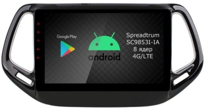 Штатная магнитола Roximo RI-2204-8 для Jeep Compass, 2017- на Android 12 (8/128Gb)