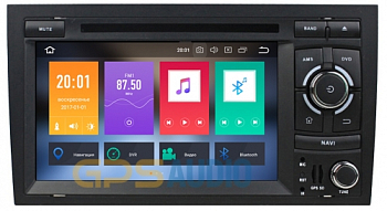 Штатное головное устройство для AUDI A4, RS4, S4 2000-2008 (кузов B6,B7,8E,8H) на Android 8.0 Carmedia KDO-7038 Штатное головное устройство для AUDI A4, RS4, S4 2000-2008 (кузов B6,B7,8E,8H) на Android 8.0 Carmedia KDO-7038
