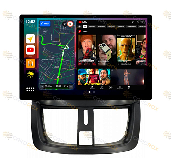 Штатная магнитола Peugeot 207 на Android 10, DSP, 4G, IPS, Carplay - Cardrox CD-4613-13 (11-13 дюймов)