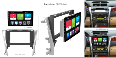Головное устройство 10 дюймов TOYOTA Camry 2011-2014 (V50) на Android 7.1 CARMEDIA TP-TY009
