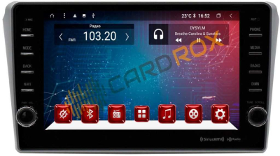 Штатная магнитола Toyota Avensis 2003-2009 Серая на Android 10 CARDROX FD-4410