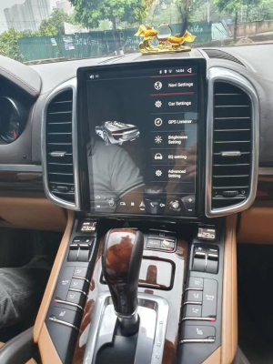 Штатное головное устройство Tesla для Porsche Cayenne 2011-2015 на Android 7.1 Carmedia NH-1004