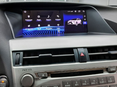 Монитор 10,25" Lexus RX (2013-2014) (вместо штатного монохромного монитора) на Android 10 - Radiola RDL-LEX-RX 10,25 монохром 13-14