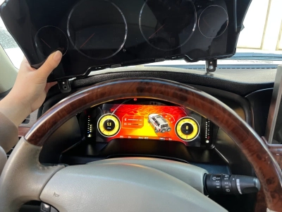 Цифровая приборная панель для Nissan Patrol Y61- Carmedia ZH-HL155