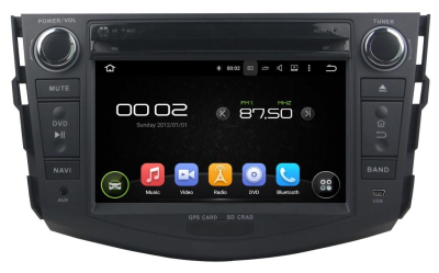 Штатная автомагнитола Toyota Rav4 2006-2012 Carmedia KD-7606-P6 Android 9.0 DSP