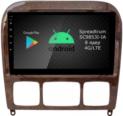 Штатная магнитола Roximo RI-2505-8 для Mercedes Benz W220 на Android 12 (8/128Gb)