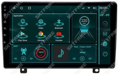 Штатная магнитола для Opel Astra H (вместо бортовика) на Android 12 (14), (QLED/2K) - Carmedia SF-9304-NPQU