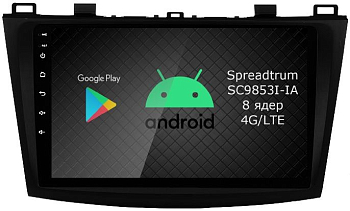 Штатная магнитола Roximo 2K / RI-2414 для Mazda 3, 2009-2012 на Android 12 (8/128Gb)