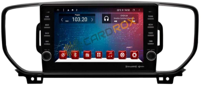 Головное устройство на Android 10 для KIA Sportage 2016+ CARDROX FD-4043-TS10-4-64 с кнопками и DSP процессором