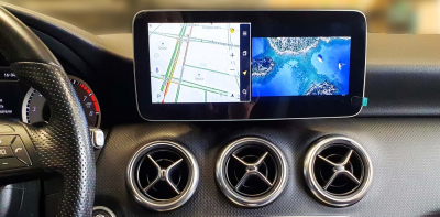 Монитор 12.3" для Mercedes-Benz C (W204) 2011-2014 NTG 4.5/4.7 на Android 12, 4G, Carplay - Parafar PF7111A12C8/128