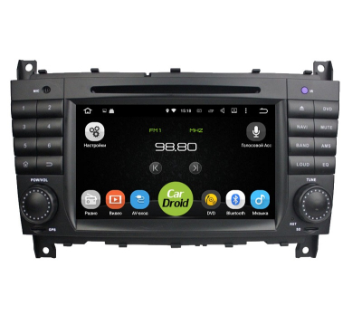 Штатная магнитола Roximo CarDroid RD-2501 для Mercedes Benz W203 C-Class 2003-2007, W209 CLK 2003-2007, W463 G-Class 2004-2008 (Android 10)