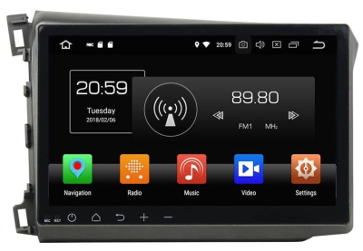 Штатная автомагнитола Honda Civic IX 2012-2013 Carmedia KD-1056-P6 Android 9.0 DSP Штатная автомагнитола Honda Civic IX 2012-2013 Carmedia KD-1056-P6 Android 9.0 DSP